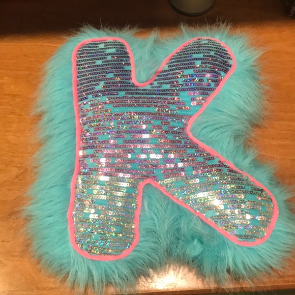 Justice Other - Justice for girls letter K pillow